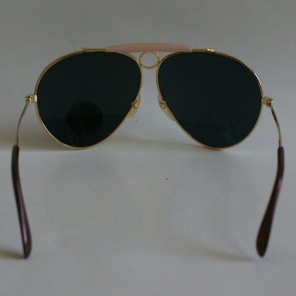 NWT True Vintage 80's/90's Outdoorsman Classic Aviator w/top bar Sunglasses - Picture 3 of 7